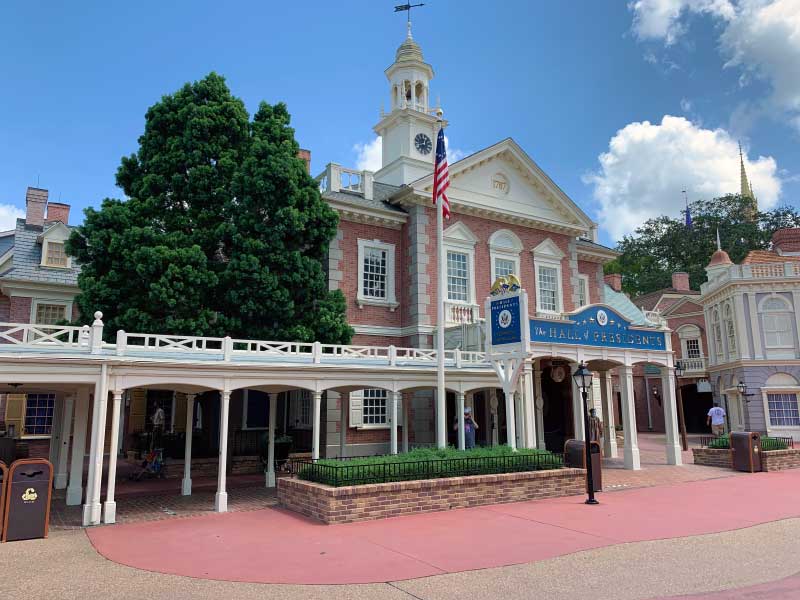 Magic kingdom hall of presidents